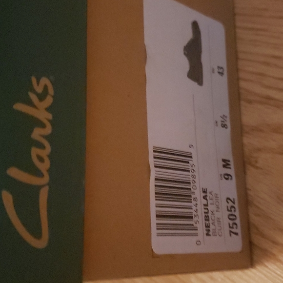 Clarks Black Leather shoes Size 9 - Picture 7 of 7